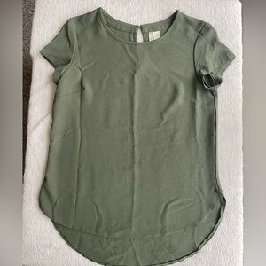 Japna Sage Green Short Sleeve Blouse